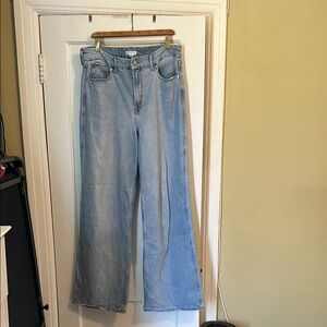 Good American Women’s Good Skate High Rise Wide Leg